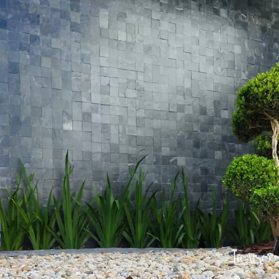 Composição Pedra Ardósia Mineira Grafitte Hover